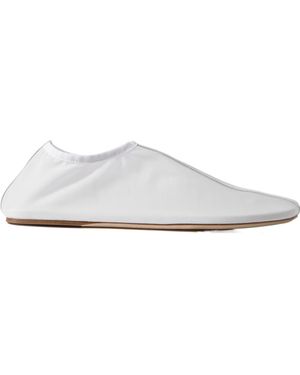 Christopher Esber Mesh Flat Ballerina Shoes - White