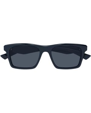 McQueen Eyewear Square Frame Sunglasses - Blue