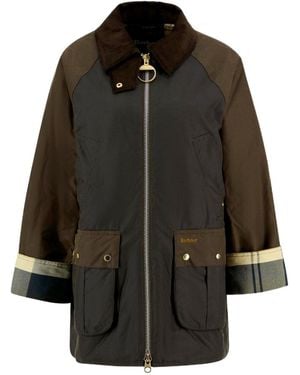 Barbour Kettlewell Corduroy Panel Jacket - Black