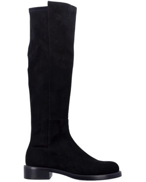 Stuart Weitzman 5050 Gisele Knee-High Leather Boots - Black