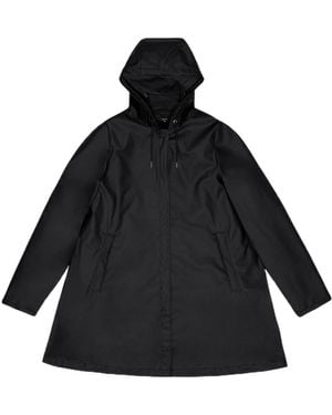 Rains A-Line Raincoat - Black