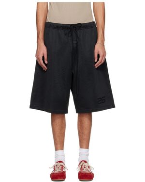 Fear Of God Holiday Satin Fleece Relaxed Shorts - Black