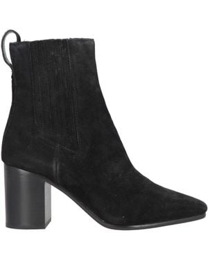 Rag & Bone Minimalist Suede Chelsea Boots - Black