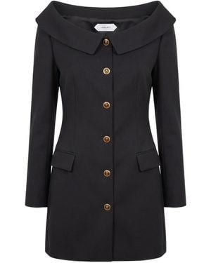 Versace Long-Sleeved Dress - Black