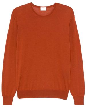 Saint Laurent Crew-Neck Jumper - Orange