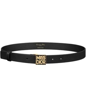 Dior Miss Graffiti Belt - White