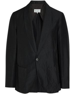 Maison Margiela Cotton-Blend Blazer - Black