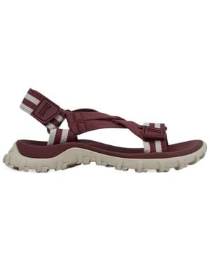 Camper Drift Trail Striped Sandals - Brown