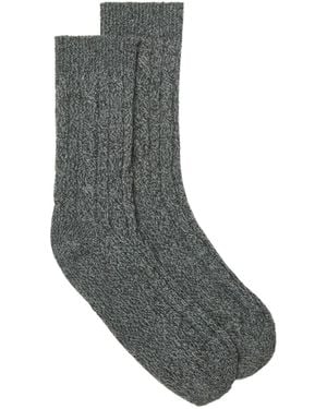 Loro Piana Treccia Socks - Grey