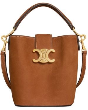 Celine Mini Bucket Louise - Brown
