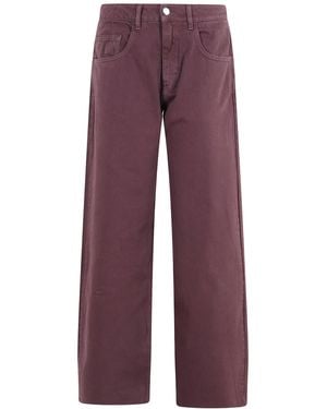 ICON DENIM Belt Loop Jeans - Purple