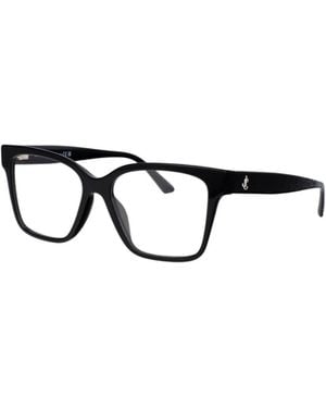 Jimmy Choo Eyewear Square Frame Glasses - Metallic