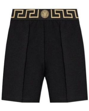 Versace Greca-Border Shorts - Black