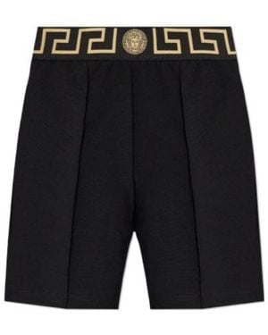 Versace Greca-Border Shorts - Black