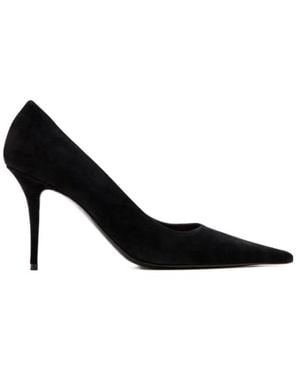 AMINA MUADDI Suede High Heels - Black