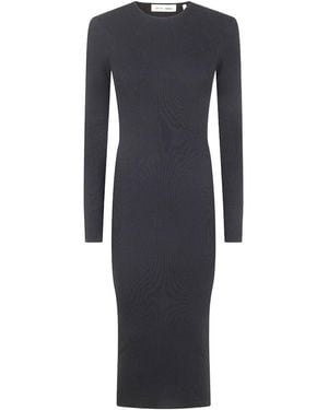 Fear Of God Rib Long Sleeve Knitted Dress - Blue
