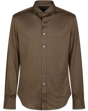 Canali Long-Sleeved Shirt - Green