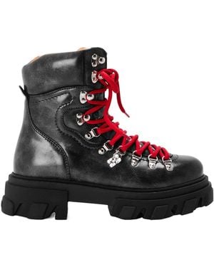 Ganni Simple Flat Ankle Boots - Black
