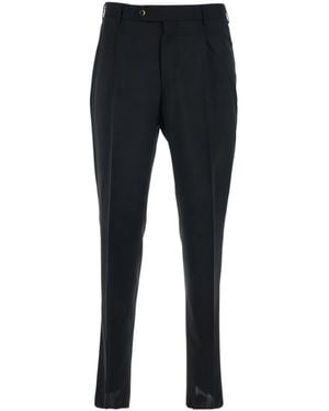 Pt Pantaloni Pt Torino Union Tailored Trousers - Black
