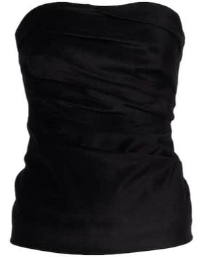 TOVE Izel Velvet Tube Top - Black