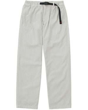 Gramicci Straight-Fit Belted Trousers - Grey