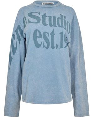 Acne Studios Long-Sleeve T-Shirt - Blue