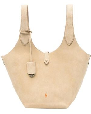 Ralph Lauren Polo Polo Play Medium Tote Bag - Natural