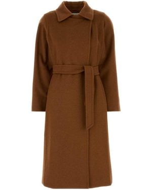 Max Mara Manuela Belted Coat - Brown