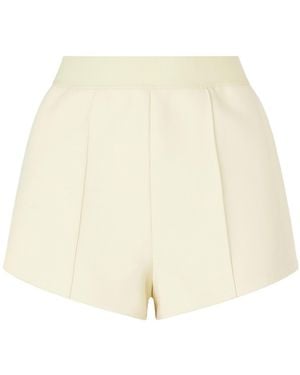 Wardrobe NYC Pleated Casual Shorts - Natural