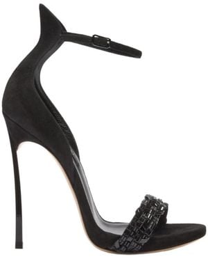 Casadei Cappa Blade Godyva Sandal - Black