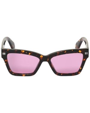 Off-White c/o Virgil Abloh Full Frame Sunglasses - Pink
