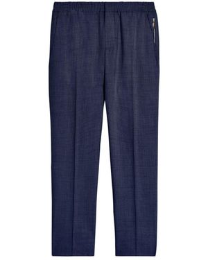 Berluti Herringbone Drawstring Pants - Blue