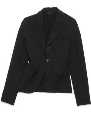 Acne Studios Notched-Lapel Single-Breasted Blazer - Black