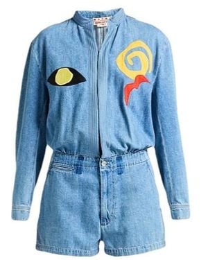 Marni Denim Dungarees - Blue