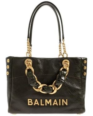 Balmain 1945 Soft Small Handbag - Black