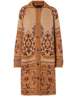 Etro Wool-Blend Cardigan - Brown