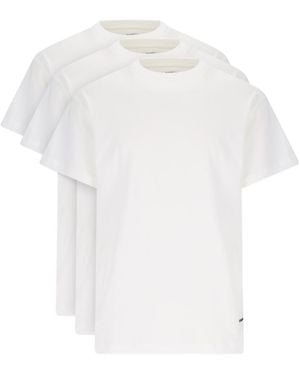 Jil Sander 3-Pack Short-Sleeved T-Shirt Set - White
