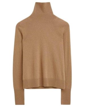 JOSEPH Turtleneck Pullover - Brown