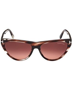 Tom Ford Eyewear Cat Eye Frame Sunglasses - Pink