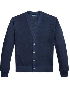 Polo Ralph Lauren V-Neck Cardigan - Blue