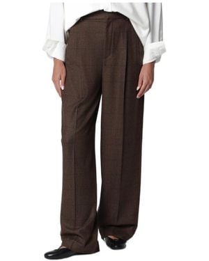 Loro Piana Straight Leg Trousers - Brown