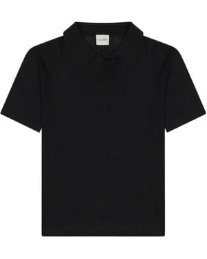 Closed Short-Sleeve Polo Shirt - Black