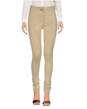 Dolce & Gabbana Solid-Color Knitted Casual Trousers - Natural