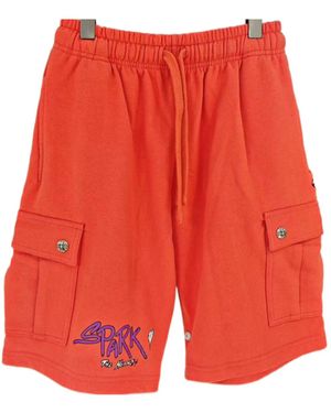Chrome Hearts Drawstring Shorts - Red