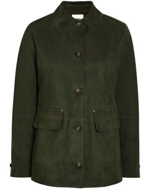 Vince Suede Jacket - Green