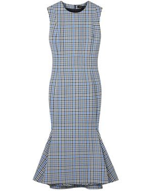 Proenza Schouler Checked Twill Dress - Blue