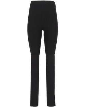 TOTEME Elastic-Waist Leggings - Black