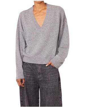 Officine Generale Long-Sleeved Knitwear - Grey