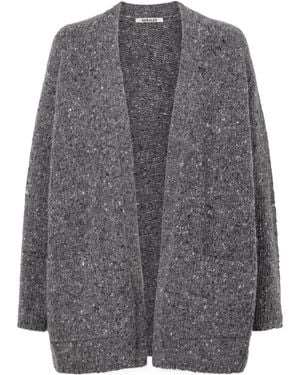 AURALEE Long-Sleeve Knit Top - Grey