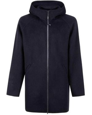 Aspesi Hooded Coat - Blue